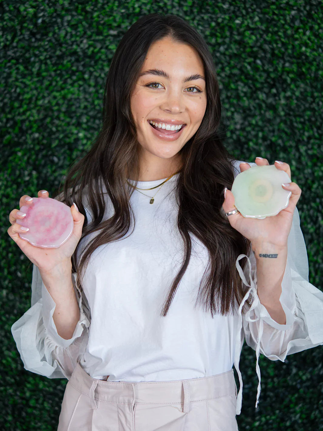 Rose Quartz Holographic Wireless Charger