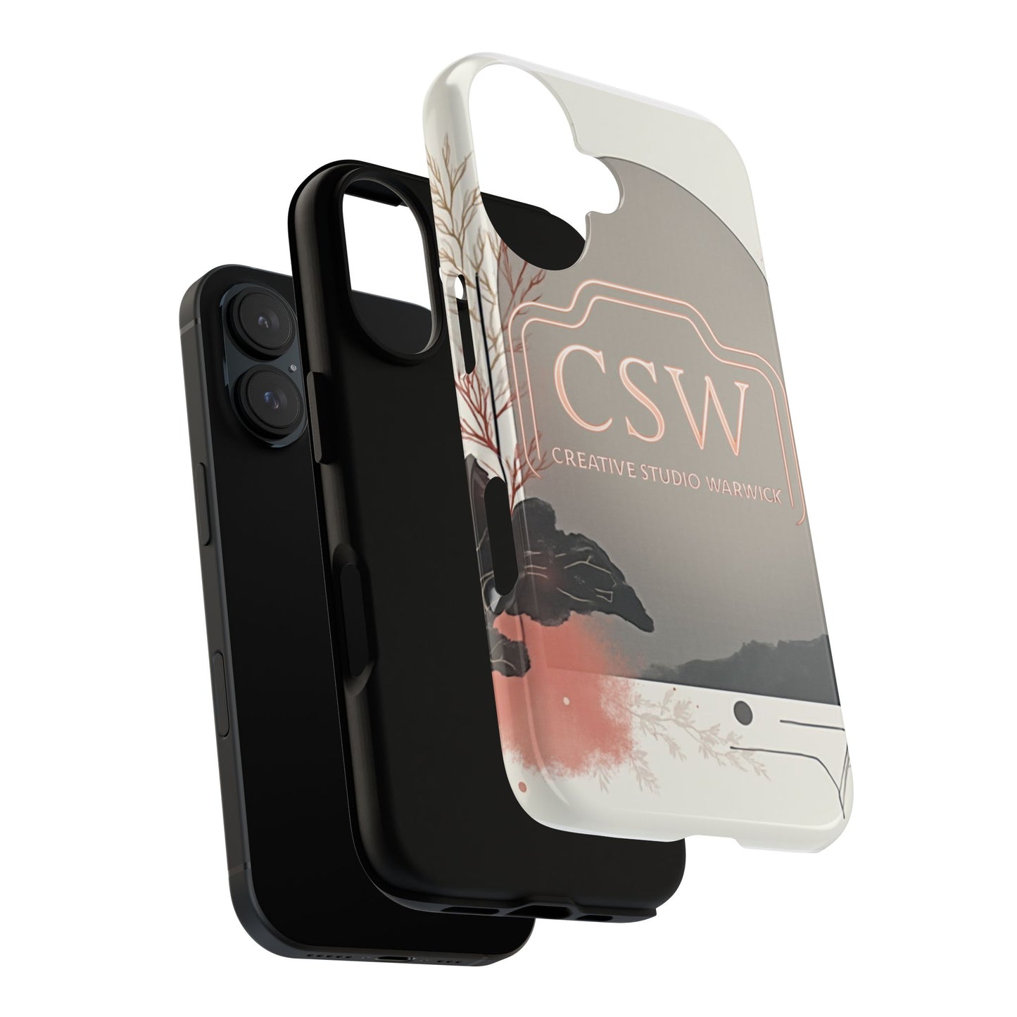 Tough Case — CSW Monogram Floral Protective Phone Case