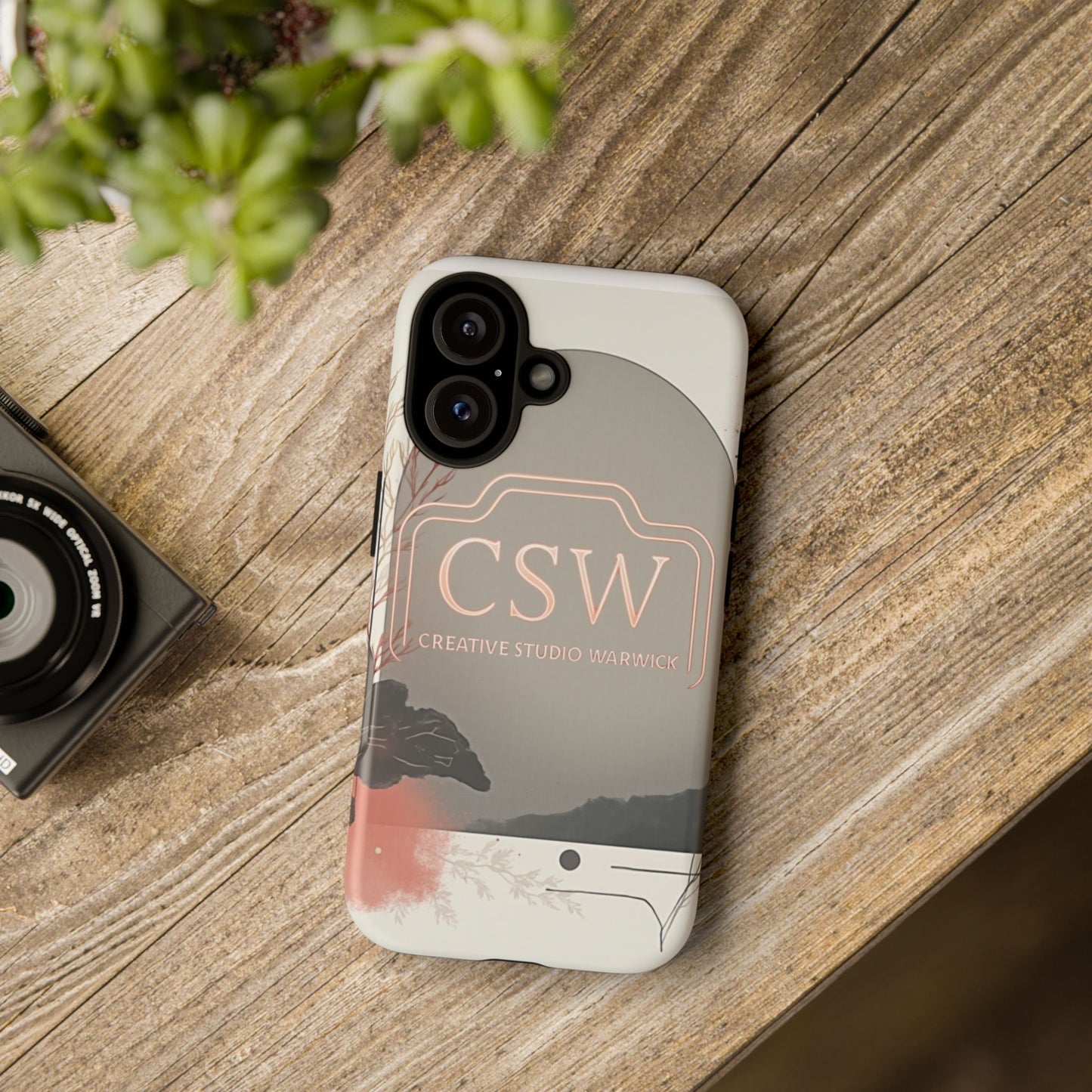 Tough Case — CSW Monogram Floral Protective Phone Case